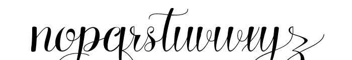 anglisa Font LOWERCASE