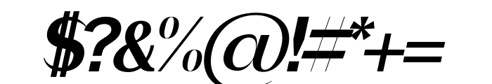 angram Italic Font OTHER CHARS