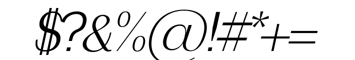 anima Italic Font OTHER CHARS