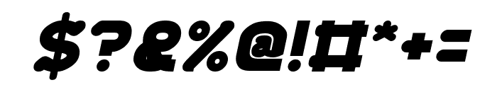 antariksa Bold Italic Font OTHER CHARS