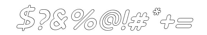arematfontoutline-Italic Font OTHER CHARS