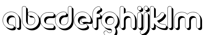 arematfontshadow-Regular Font LOWERCASE