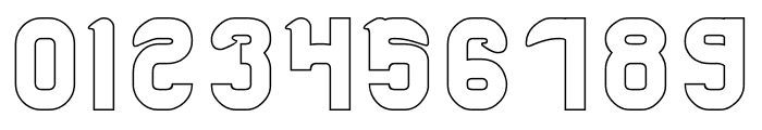 artistic-Hollow Font OTHER CHARS