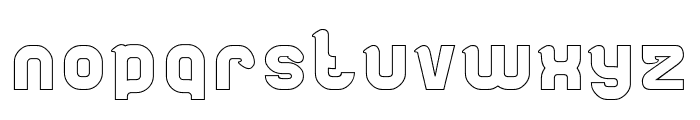 artistic-Hollow Font LOWERCASE