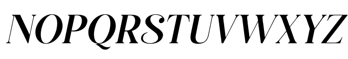 asimilates-ThinItalic Font UPPERCASE