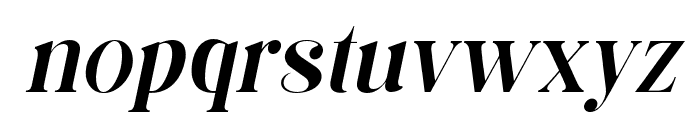 asimilates-ThinItalic Font LOWERCASE