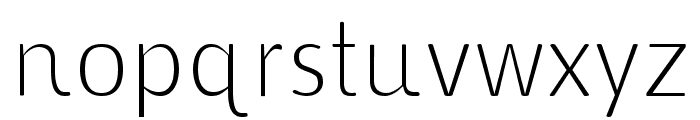 athen pro Thin Font LOWERCASE