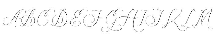 athena modern Font UPPERCASE