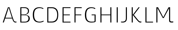 athenpro-Thin Font UPPERCASE