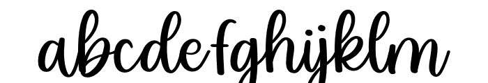 baby asyifa Font LOWERCASE