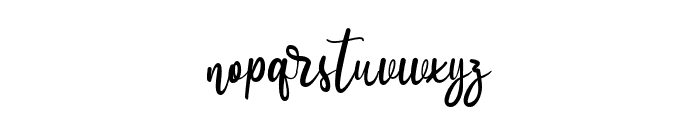 barely Font LOWERCASE