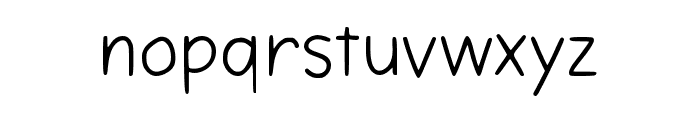 beautiful monster Font LOWERCASE