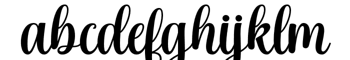 beautyspring Font LOWERCASE