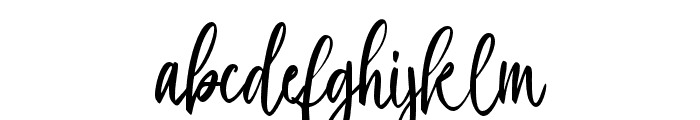beckhamsophia-Regular Font LOWERCASE