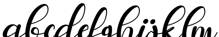 belymole Italic Font LOWERCASE