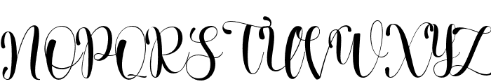 berylover-Regular Font UPPERCASE