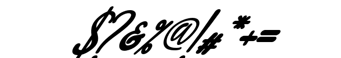 bialletta Italic Font OTHER CHARS
