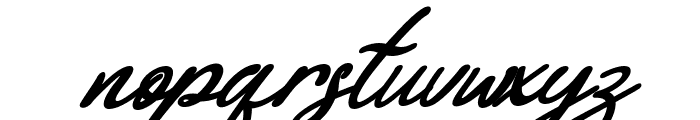 bialletta Italic Font LOWERCASE