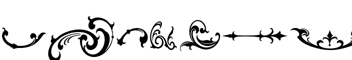 blackfellas-ornament Font UPPERCASE