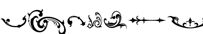 blackfellas-ornament Font LOWERCASE