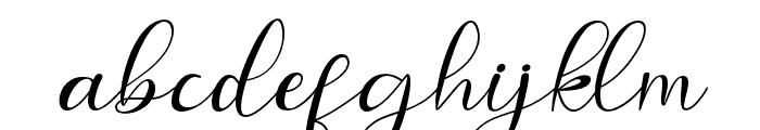 blacklovepink-Italic Font LOWERCASE