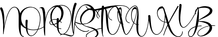 blacklovepink Font UPPERCASE