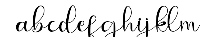 blacklovepink Font LOWERCASE