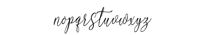 blustella Font LOWERCASE