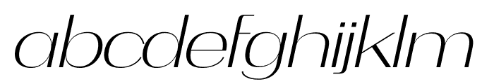 bodhi Italic Font LOWERCASE