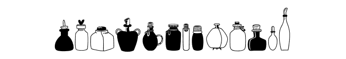 bottle world Font LOWERCASE