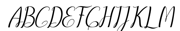 breathakingitalic-Italic Font UPPERCASE
