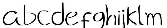 brekelehandwritten Font UPPERCASE