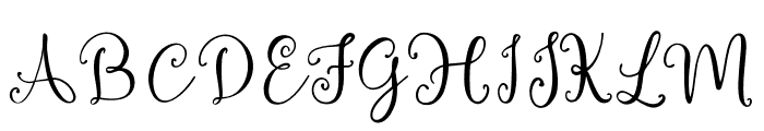 brightlady Font UPPERCASE