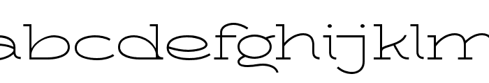 broadrange-Thin Font LOWERCASE
