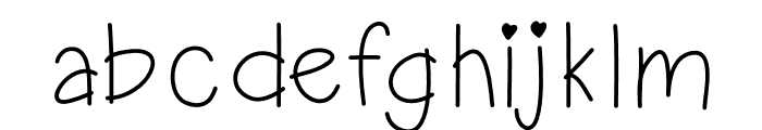brownie Font LOWERCASE
