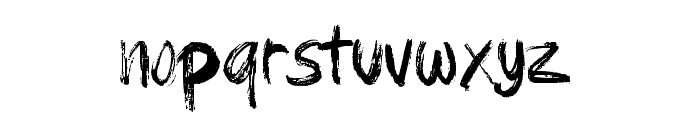 brushield Font LOWERCASE