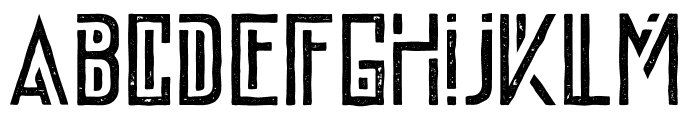 buick grunge Font UPPERCASE