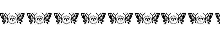 butterfly love Regular Font OTHER CHARS