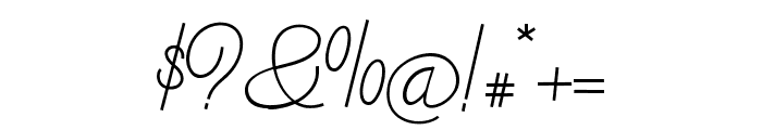 carried away love script Font OTHER CHARS