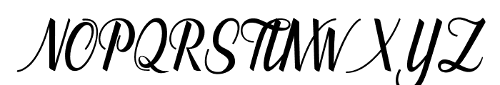  catfish script Font UPPERCASE