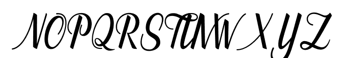 catfishscript Font UPPERCASE