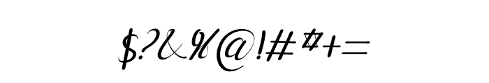 cayla Italic Font OTHER CHARS