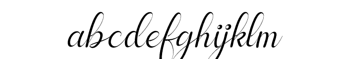 cayla Italic Font LOWERCASE