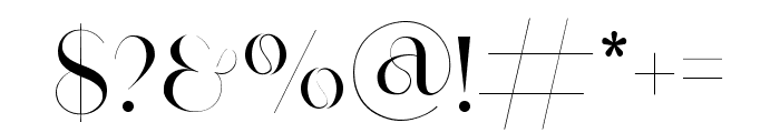 celattin font Regular Font OTHER CHARS