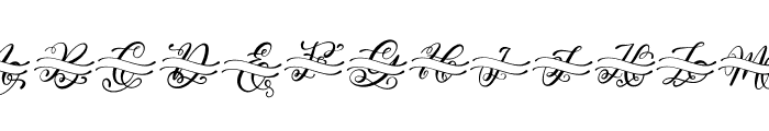 cella monogram Font UPPERCASE