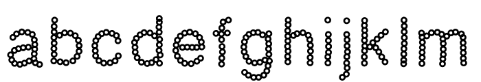 chain Font LOWERCASE
