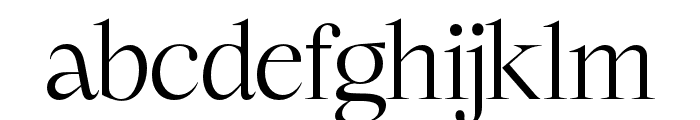 charme Light Font LOWERCASE