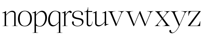 charme Thin Font LOWERCASE