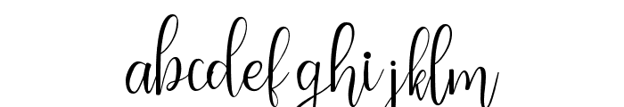 chathaleya-Regular Font LOWERCASE
