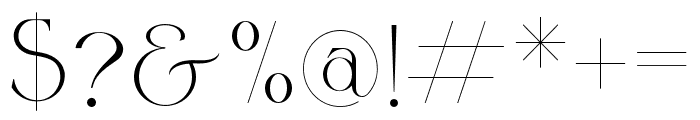 cheopselegant-Regular Font OTHER CHARS